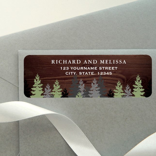 Pine Trees Rustic Wood Winter Wedding (Von Creator hochgeladen)