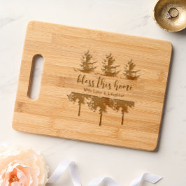 Pine Trees segne diese Zuhause Liebe/Lachen