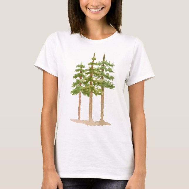 Pine Trees T-Shirt (Vorderseite)