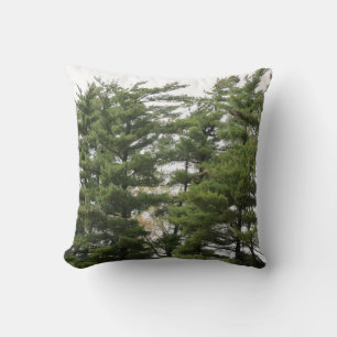 Pine Trees Throw Kissen