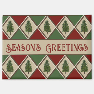 Pine Trees und Harlequin Magnet