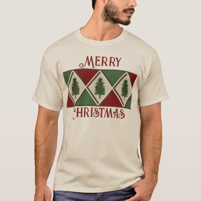 Pine Trees und Harlequin Men's Top