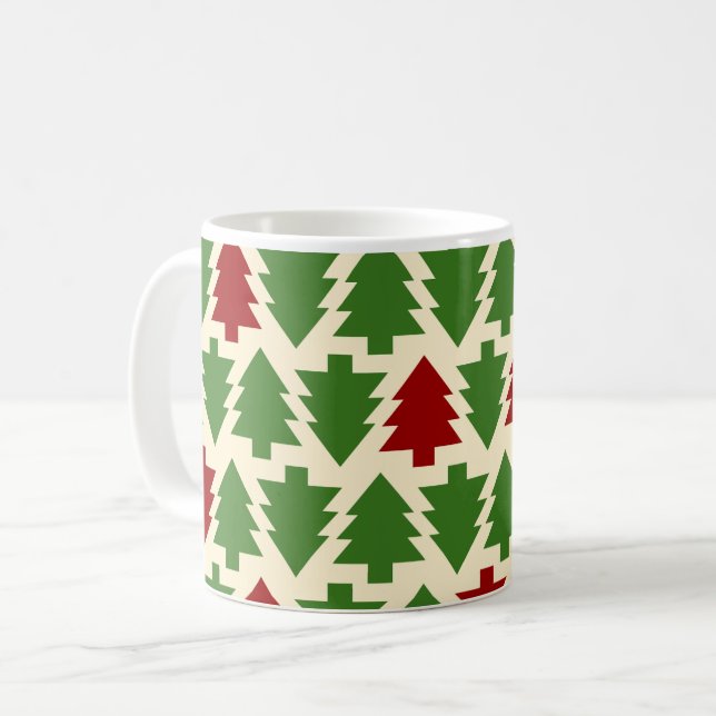 Pine Tress Coffee Mag Kaffeetasse (Vorderseite Links)