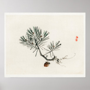 Pine von Kōno Bairei (1844-1895) Poster