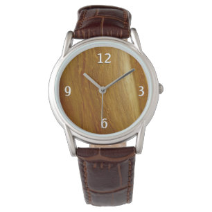 Pine Wood II Imitate Holzgewebe Armbanduhr