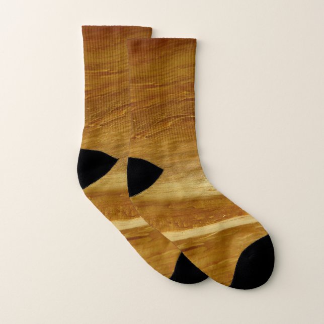 Pine Wood II Imitate Holzgewebe Socken (Paar)