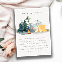 Pine Woods Camping Mountain Books für Babydusche