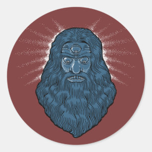 Pinealprophet Runder Aufkleber