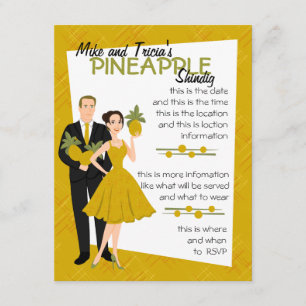 Pineaple Shindig Einladung