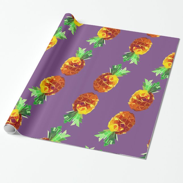 Pineapon Digital Art Wrapping Paper Geschenkpapier (Ungerollt)