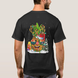 Pineapple Christmas Tree Lights Xmas T-Shirt