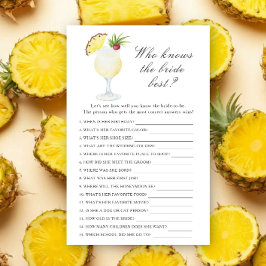 Pineapple Cocktail Bridal shower - Bride the best
