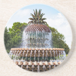 Pineapple Fountain in Charleston, Getränkeuntersetzer