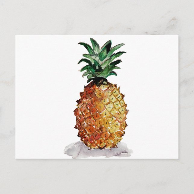 Pineapple.jpg Postkarte (Vorderseite)