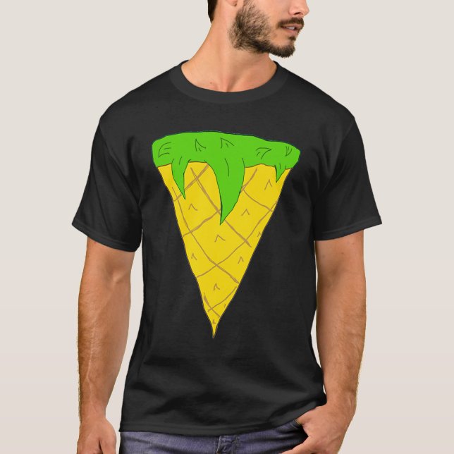 Pineapple Pizza  Hipster Fun Kids Boy Girl Teen T-Shirt (Vorderseite)