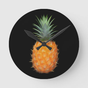 Pineapple Runde Wanduhr