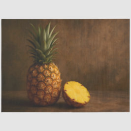 Pineapple & Slice Rustic Grunge Decoupage  Seidenpapier