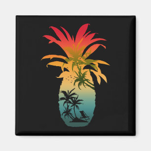PINEAPPLE SUNSET MAGNET