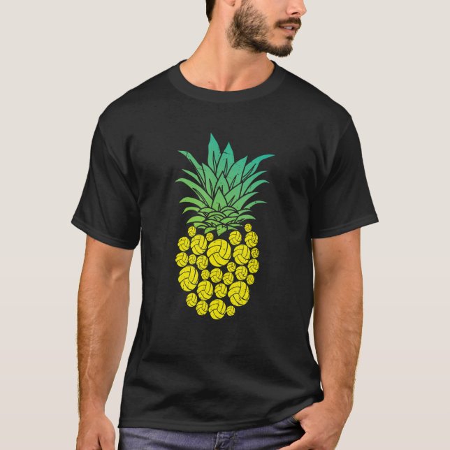 Pineapple Volleyball     Fruit Beach Hawaii Hawaii T-Shirt (Vorderseite)