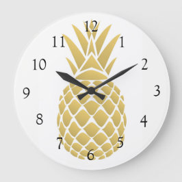 Pineapple Wall Clock Große Wanduhr