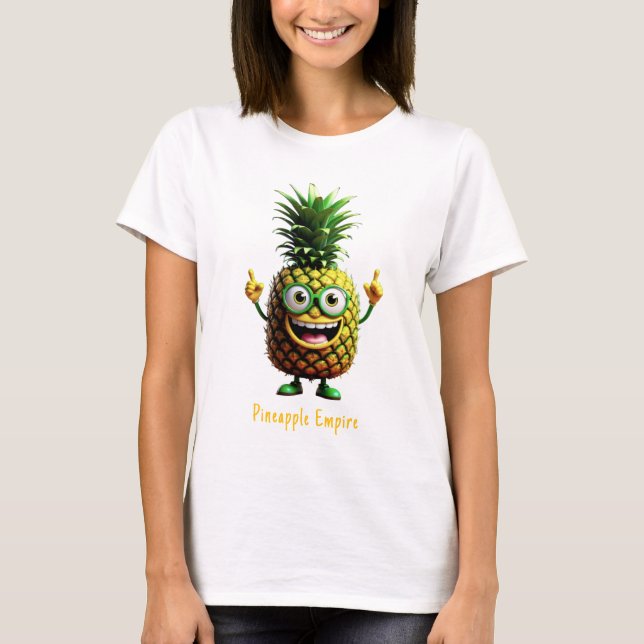 Pineblox - PineCraft Series - Ananas Empire T-Shirt (Vorderseite)