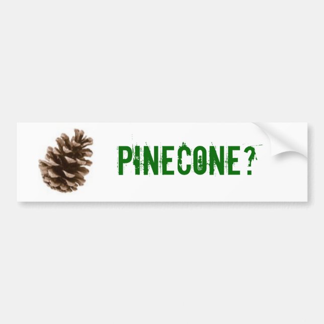 Pinecone? Autoaufkleber (Vorne)