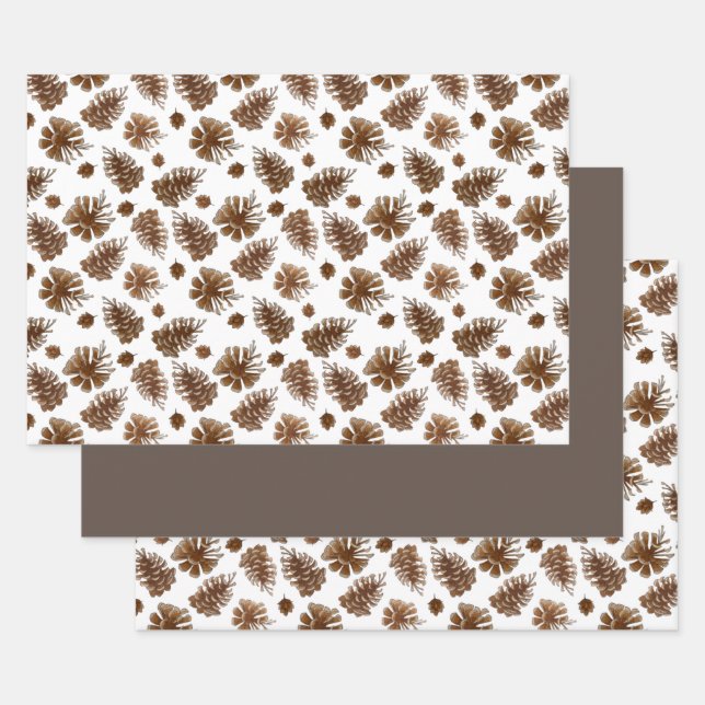 Pinecone Rustica Geschenkpapier Set (Set)