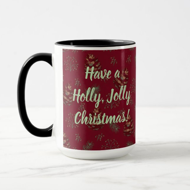 Pinecones & Berries Holly Jolly Tasse (Links)