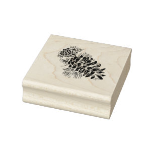 Pinecones-Briefmarke Gummistempel
