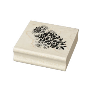 Pinecones-Briefmarke Gummistempel