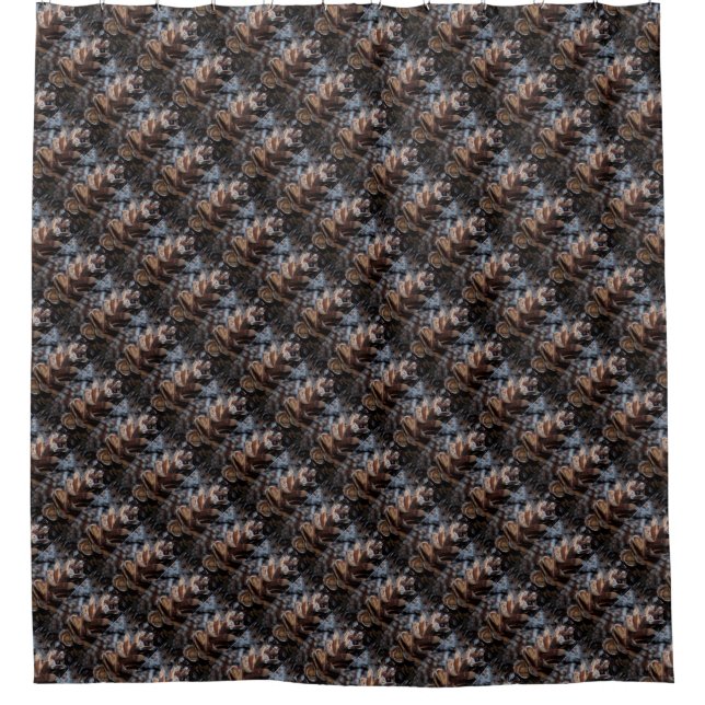 Pinecones Duschvorhang (Vorderseite)