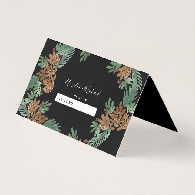 Pinecones Hochzeitssitze (Vorderseite)