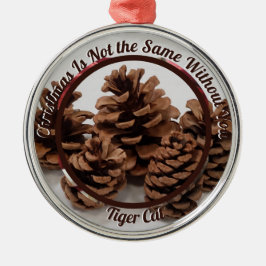 Pinecones Name des Fotos | Nicht gleich Ornament Aus Metall