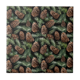Pinecones Tile Fliese