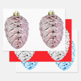 Pinecones Wrapping Paper Geschenkpapier Set