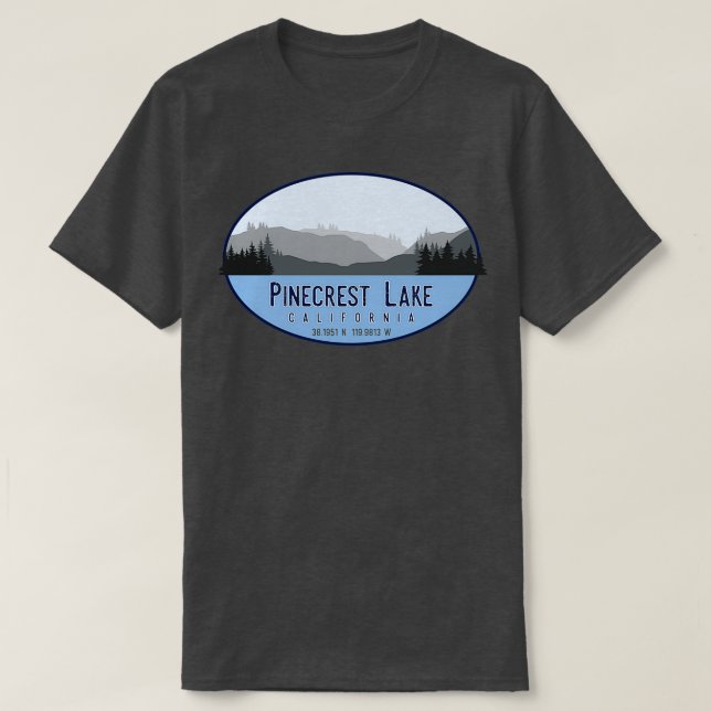 Pinecrest Lake California T-Shirt (Design vorne)