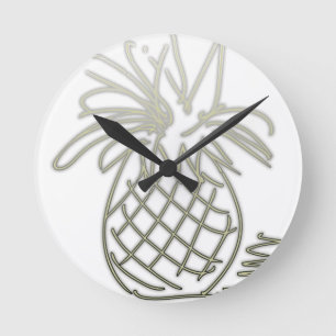 PineDoodle Runde Wanduhr