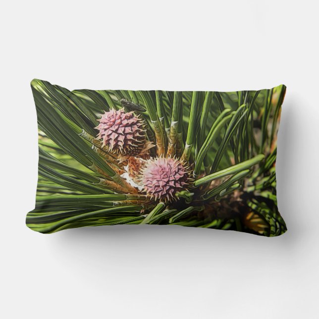 Pineflower Lendenkissen (Vorderseite)