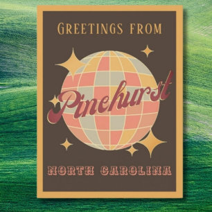 Pinehurst North Carolina USA Vintage-Postkarte Postkarte