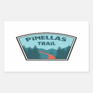 Pinellas Rechteckiger Aufkleber