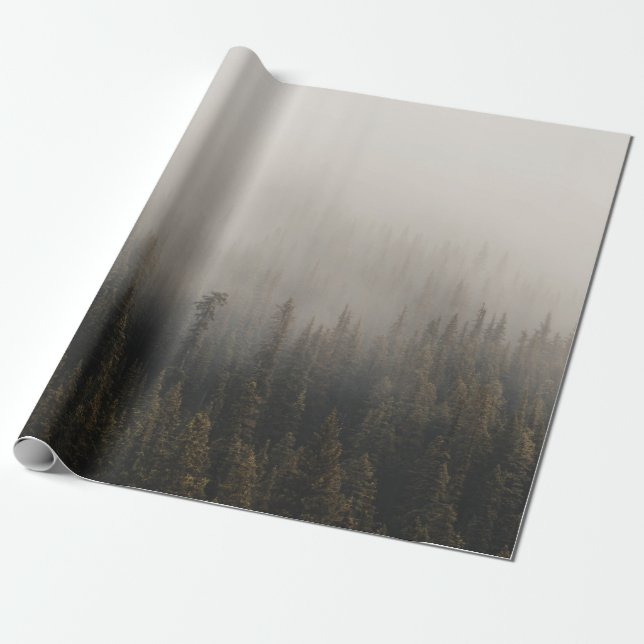 PINENBÄUME GESCHENKPAPIER (Ungerollt)