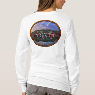 Pineridge Punkt-e Boots-Verein-Damen langärmlige  T-Shirt