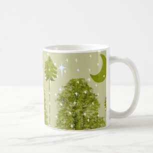 Pines Christmas Star Tasse mit Green Moon