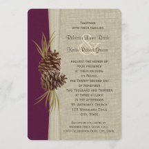 Pines Deep Plum Wedding