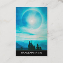 *~* Pines Mountain Rainbow Sun Blue Business Card