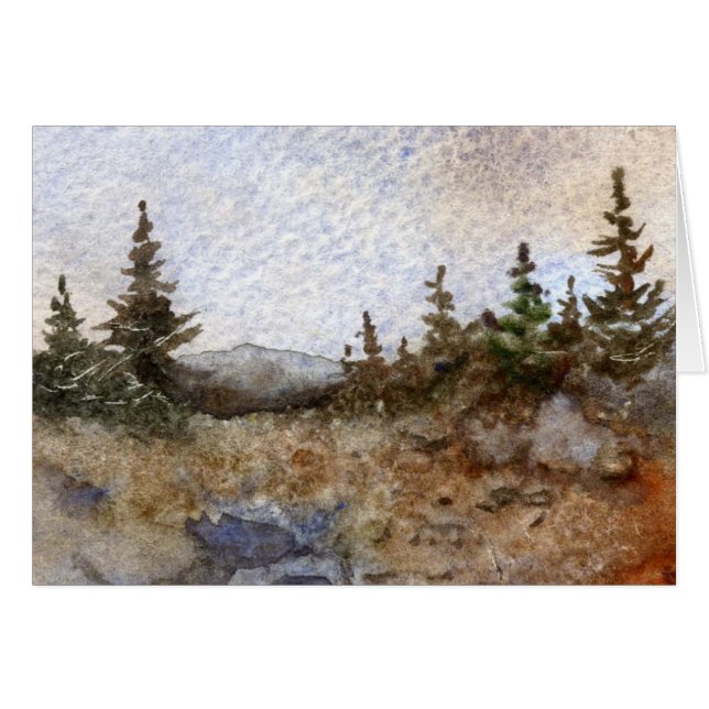 Pinescape-Grußkarte (Vorderseite (Horizontal))