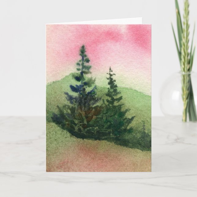 Pinescape-Grußkarte Karte (Vorderseite)