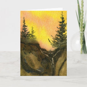 Pinescape-Grußkarte Karte
