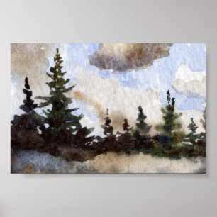 Pinescape Mini-Poster Poster