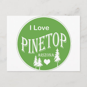 Pinetop Arizona Postkarte
